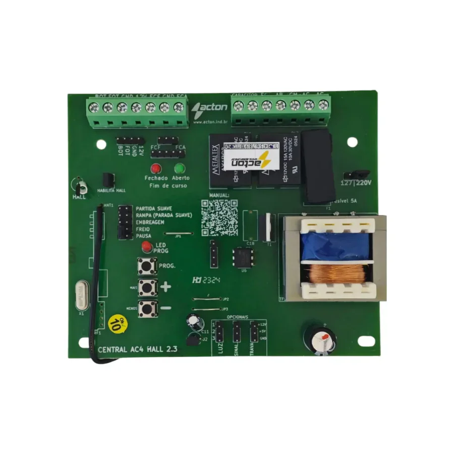 Central de Comando ACTON Compatible ROSSI sensor Hall – AC4-HALL — vista principal | Mi Casa Mi Lugar