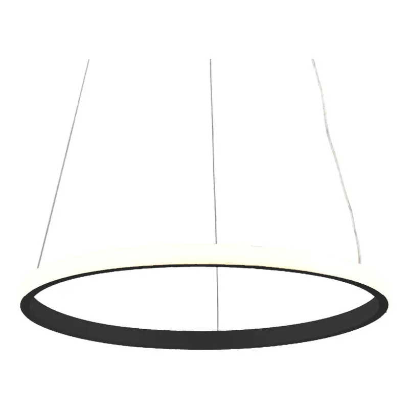 Colgante Simp M Led 24w 40cm Negro Calido