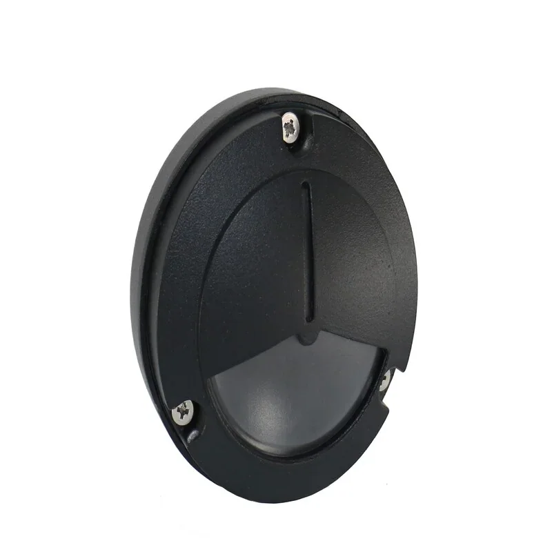 PROTECT – Tortuga mini aluminio redonda con visera LED 5W — vista principal | Mi Casa Mi Lugar